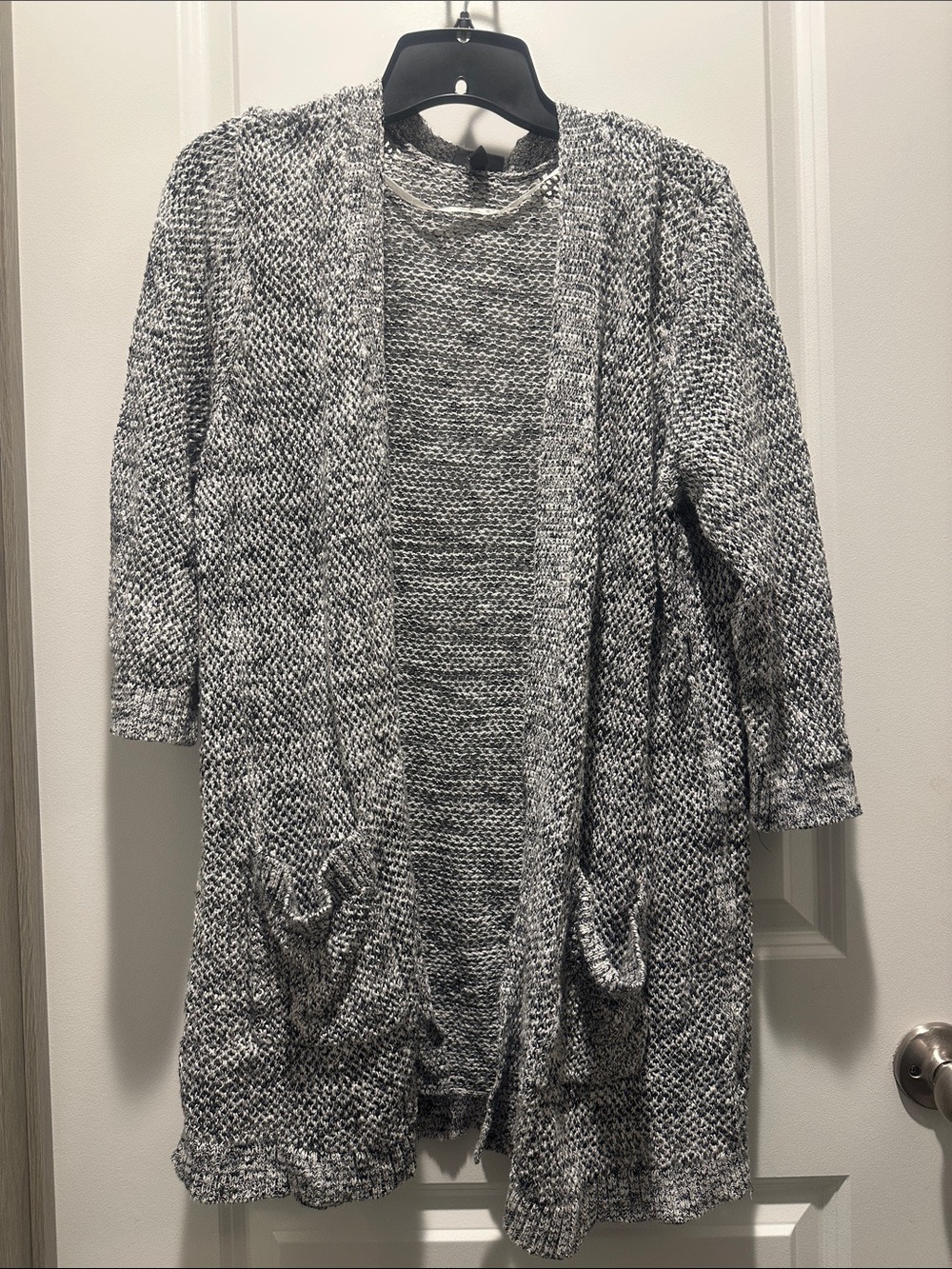 torrid Gray Marled Open-Front Cardigan